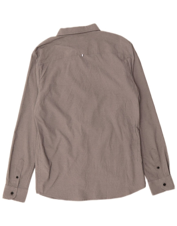 Oakley Mens Slim Fit Shirt Medium Grey Polyester