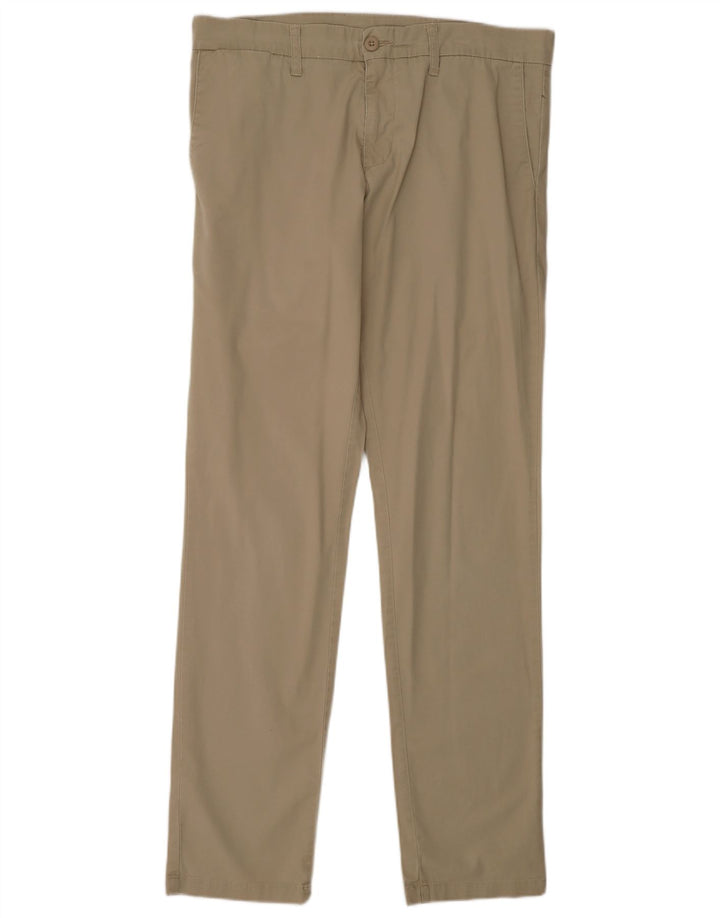 CARHARTT Mens Slim Chino Trousers W33 L34  Beige Cotton
