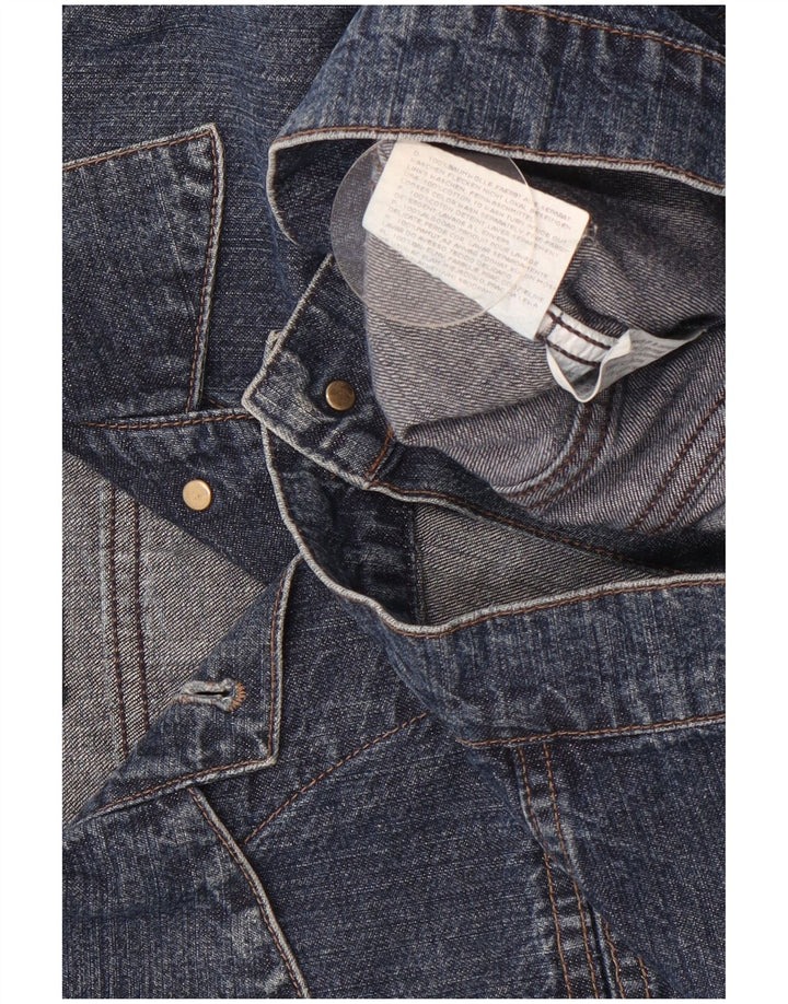 Joop Womens Crop Denim Jacket IT 40 Small Blue Cotton