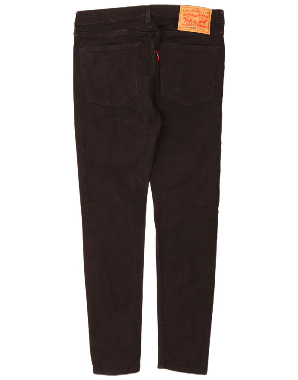 Levi's Mens 519 Hi-ball Super Skinny Jeans W34 L30 Black Cotton