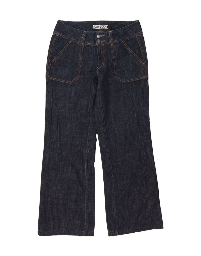 STREET ONE Womens Bootcut Jeans W31 L31 Navy Blue Cotton Vintage Street One and Second-Hand Street One from Messina Hembry 