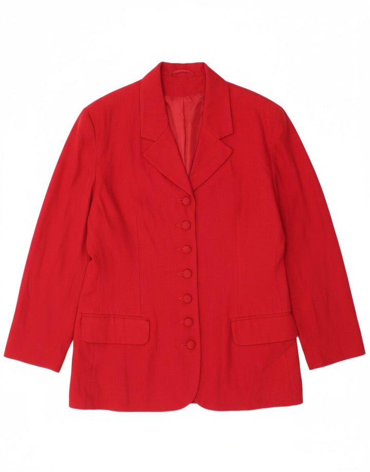 Womens 7 button Blazer Jacket UK 14 Large