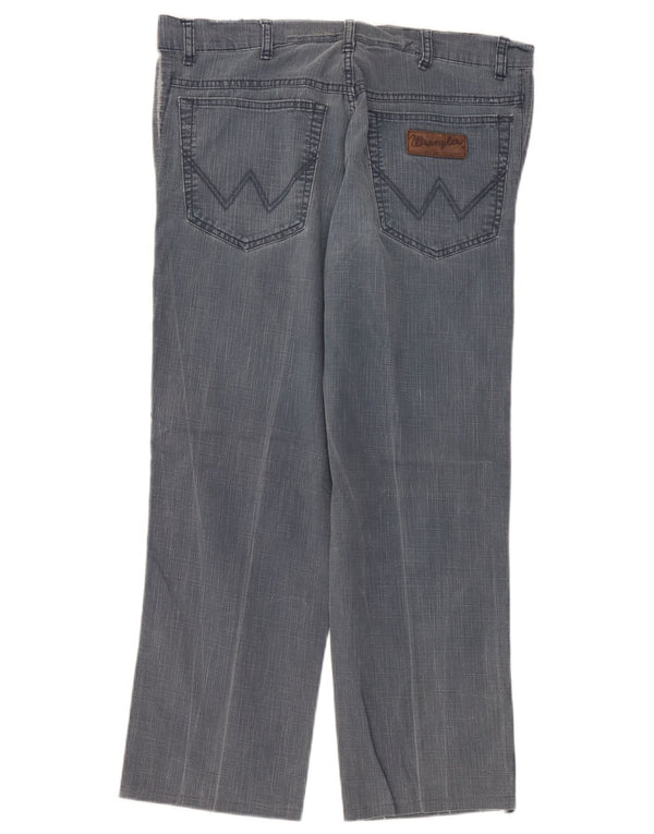 Wrangler Mens Texas Stretch Straight Jeans W34 L27 Blue Cotton