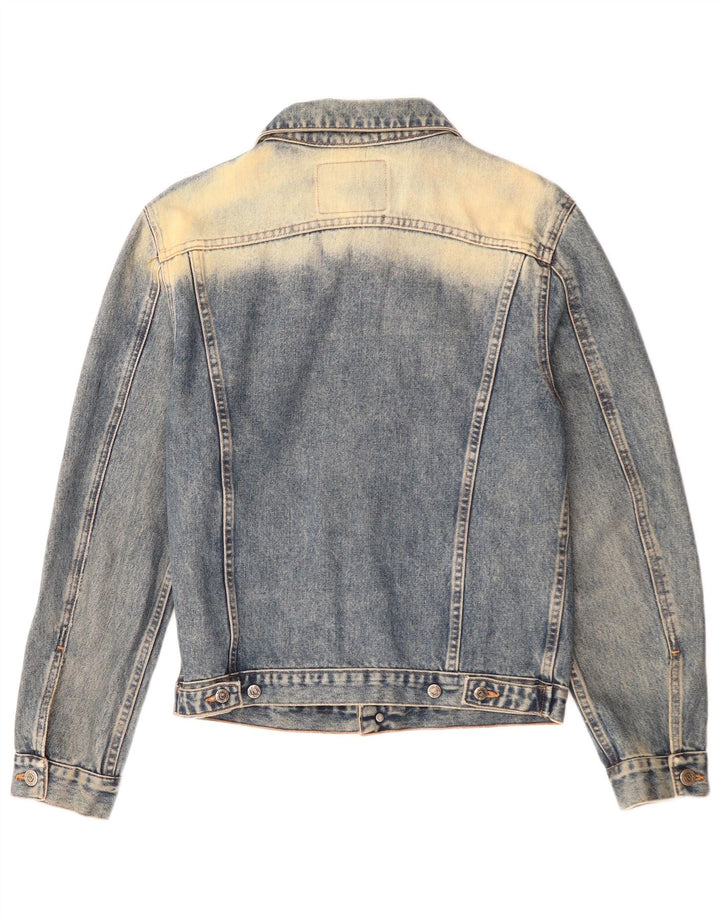 Blink Mens Denim Jacket UK 36 Small Blue Cotton