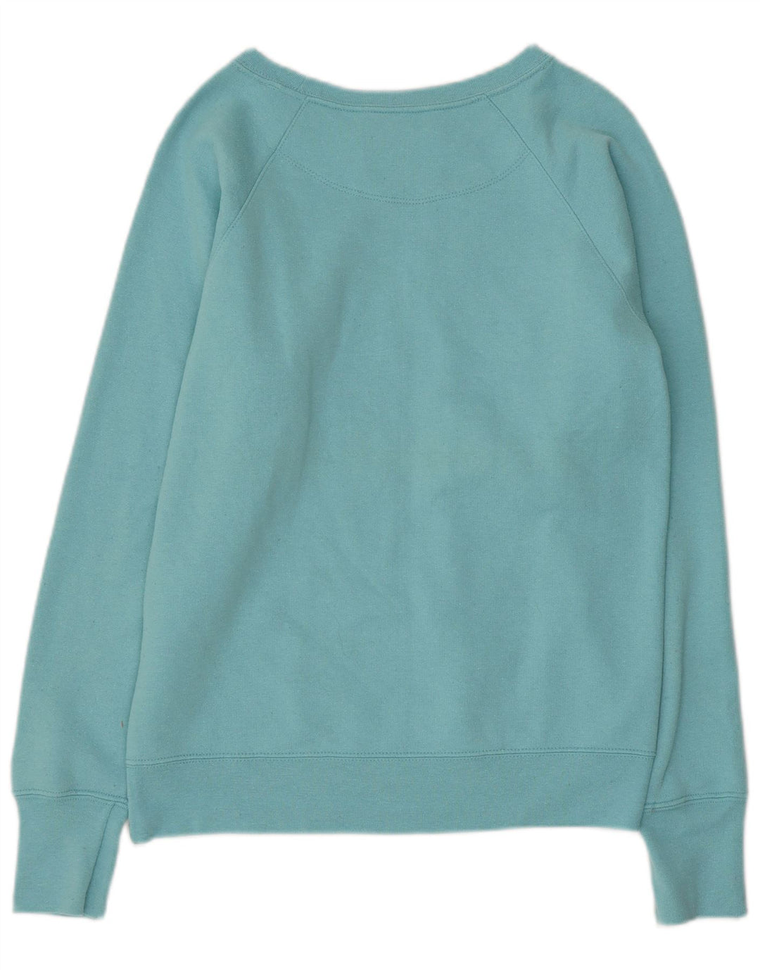 Champion Womens Graphic Sweatshirt Jumper UK 10 Small Blue Polyester