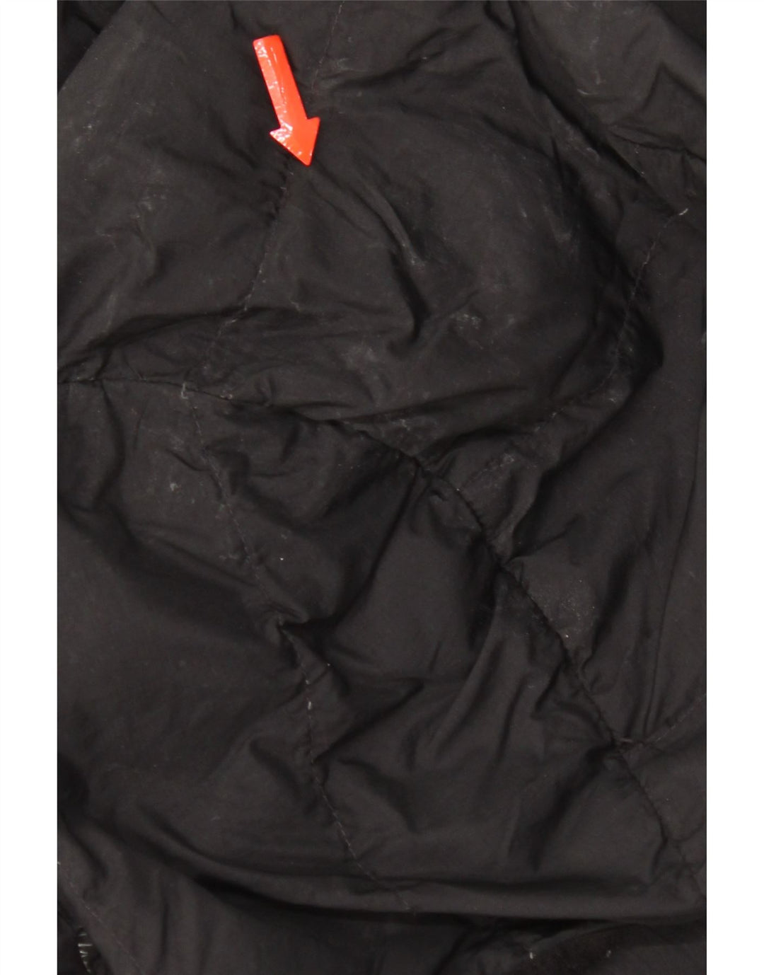The North Face Mens Hooded Padded Jacket UK 38 Medium Black Polyester