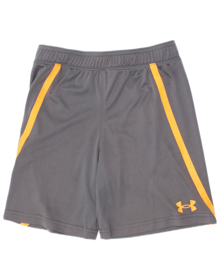Under Armour Boys Sport Shorts 5-6 Years Grey Polyester