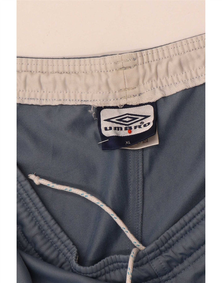 Umbro Mens Sport Shorts XL Blue Polyester