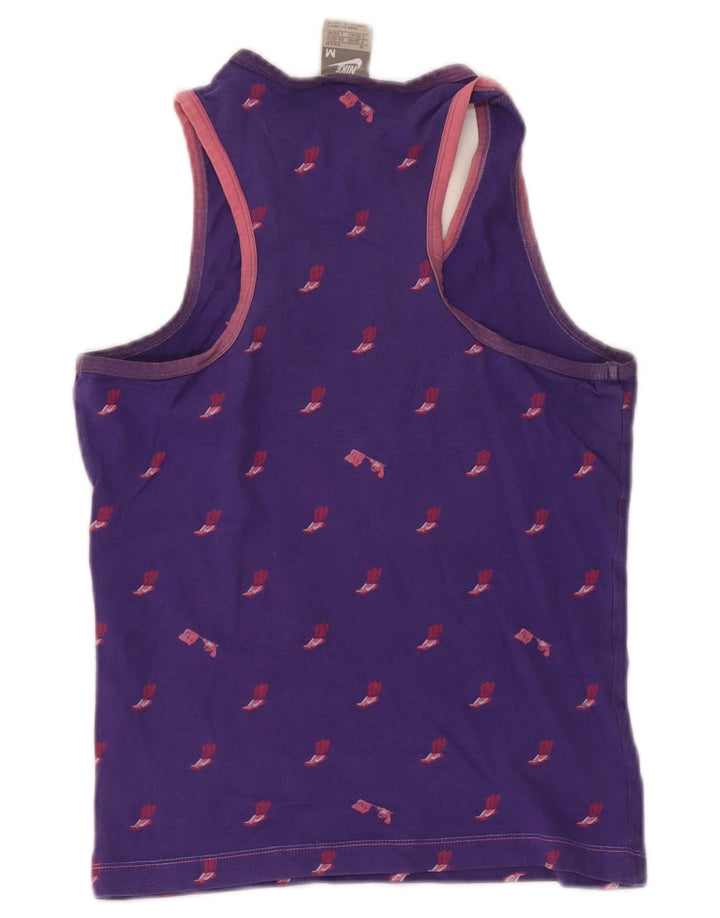 Nike Womens Graphic Vest Top UK 10/12 Medium Purple