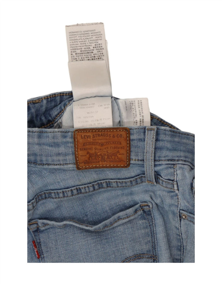 LEVI'S Womens Straight Jeans W29 L32 Blue Cotton