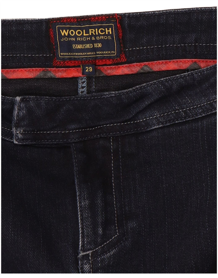 Woolrich Womens Denim Skirt W29 Medium Navy Blue