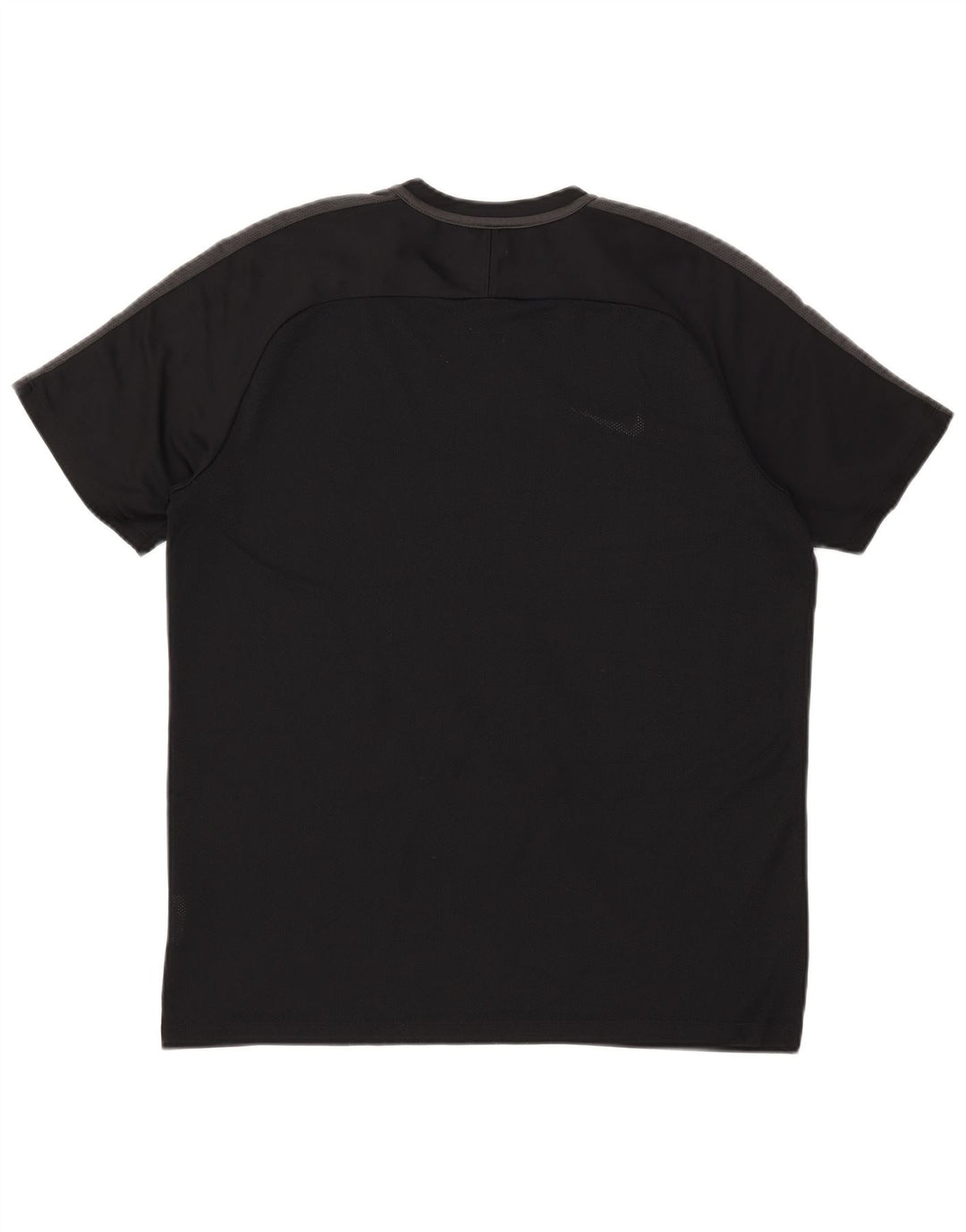 Nike Mens Dri Fit T-Shirt Top XL Black Colourblock Polyester