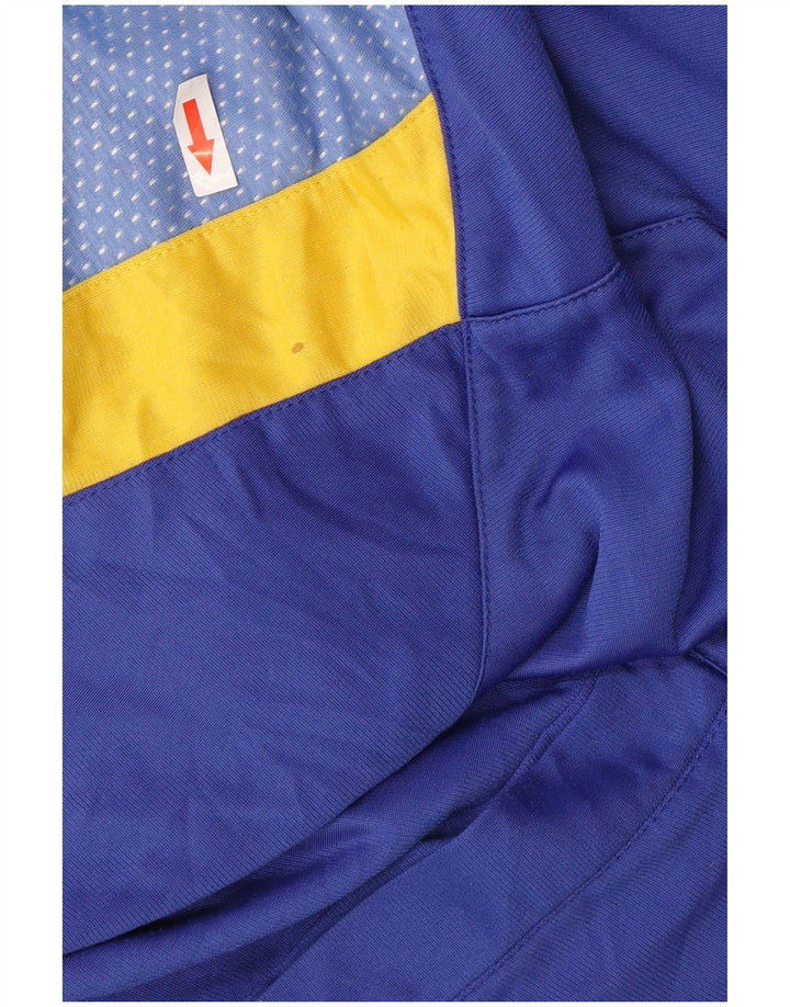 Champion Mens Loose Fit Graphic Tracksuit Top Jacket Small Blue Colourblock