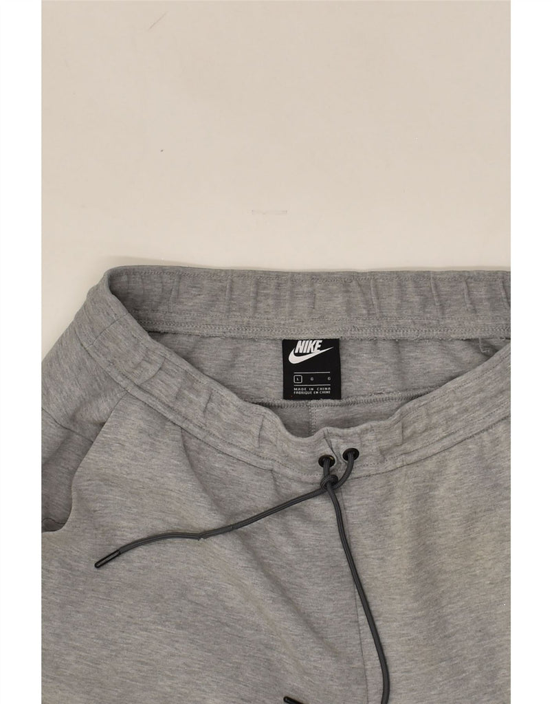 NIKE Mens Tracksuit Trousers Large Grey Cotton | Vintage Nike | Thrift | Second-Hand Nike | Used Clothing | Messina Hembry 