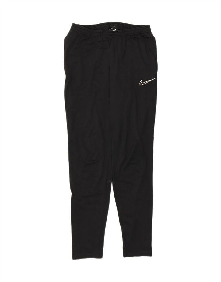 NIKE Womens Dri Fit Tracksuit Trousers UK 14 Medium  Black Colourblock Vintage Nike and Second-Hand Nike from Messina Hembry 