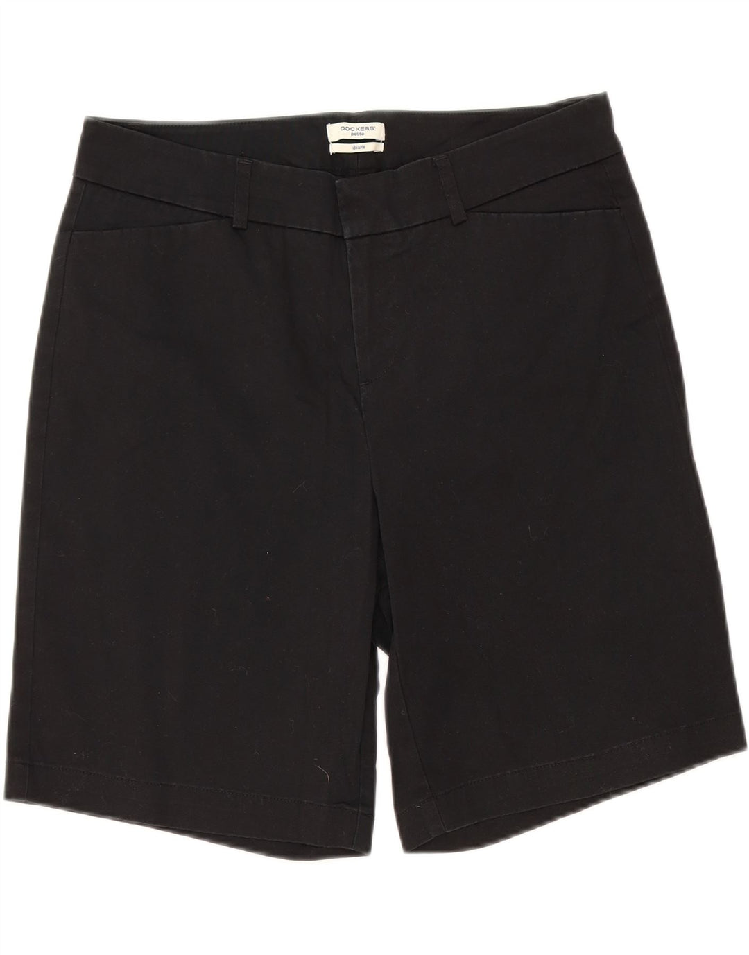 DOCKERS Womens Casual Shorts US 10 Large W32  Black Cotton Vintage Dockers and Second-Hand Dockers from Messina Hembry 