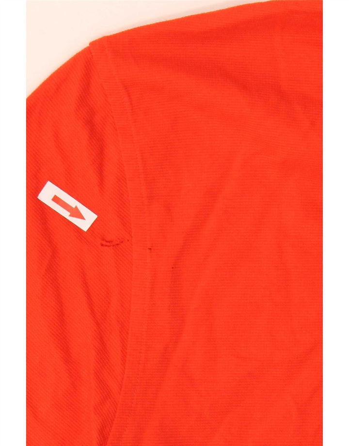 Lacoste Mens Polo Shirt Size 5 Large Orange Cotton