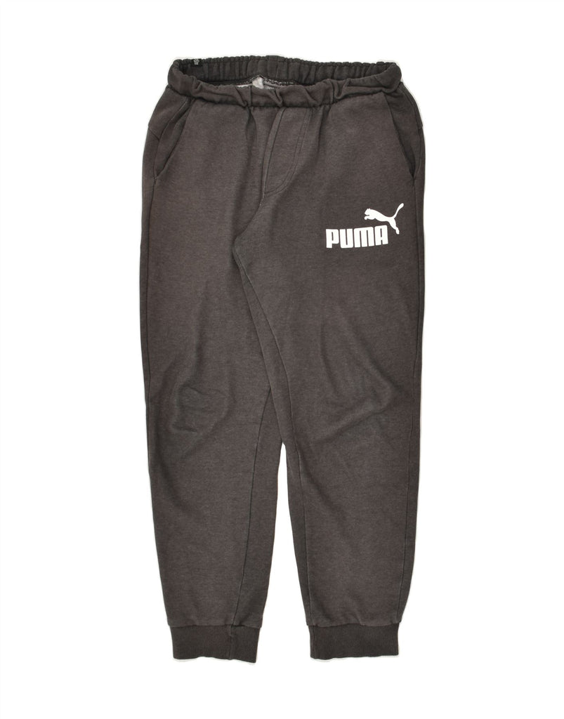 PUMA Mens Graphic Tracksuit Trousers Joggers Medium Grey Cotton | Vintage Puma | Thrift | Second-Hand Puma | Used Clothing | Messina Hembry 