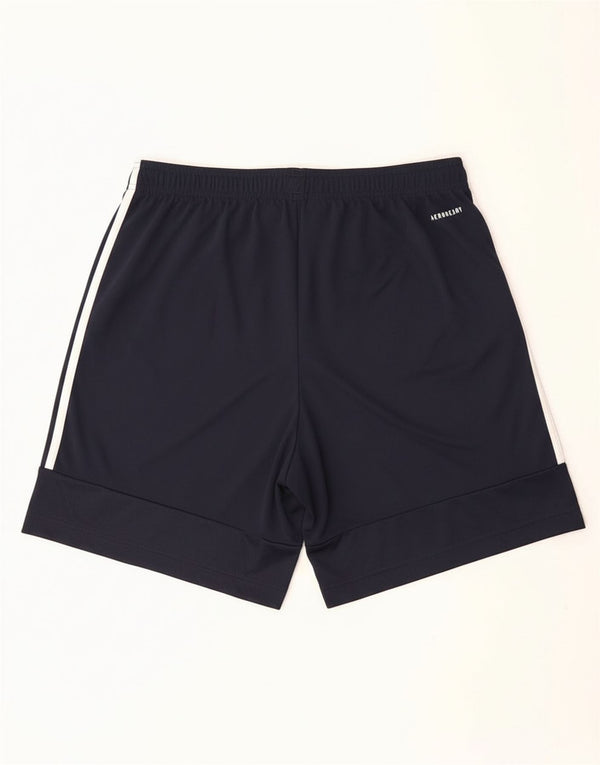 Adidas Mens Aeroready Sport Shorts Medium  Navy Blue Polyester