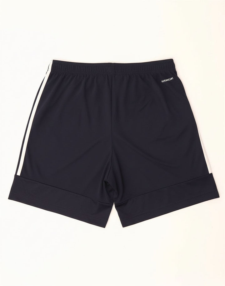 Adidas Mens Aeroready Sport Shorts Medium  Navy Blue Polyester