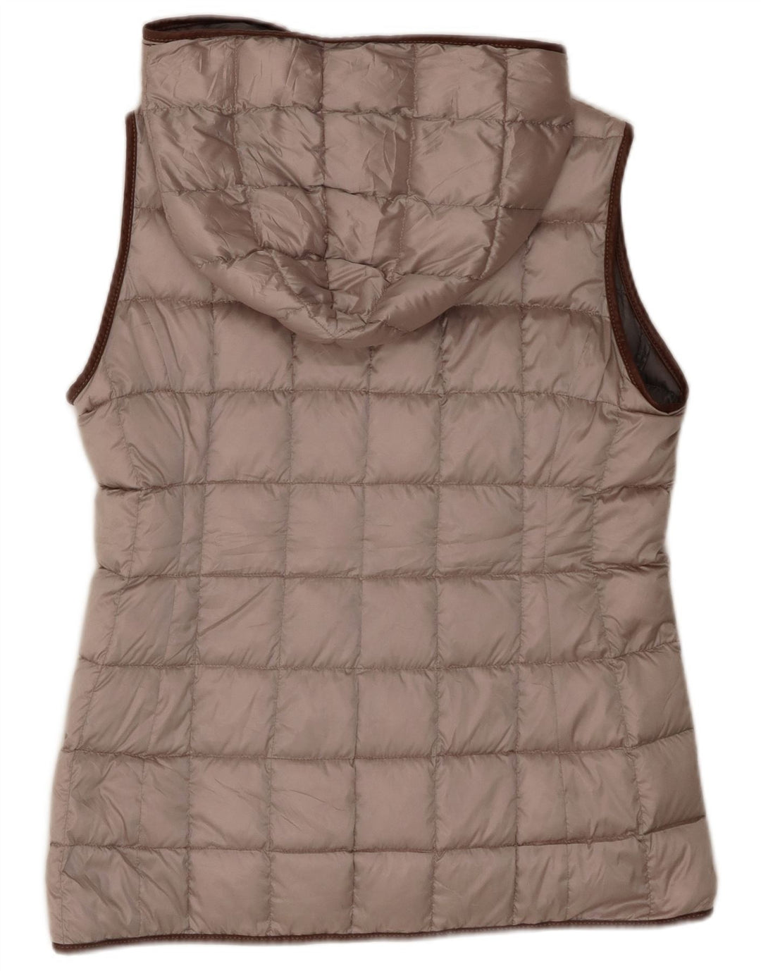 Fay Womens Padded Gilet UK 16 Large Beige Polyester