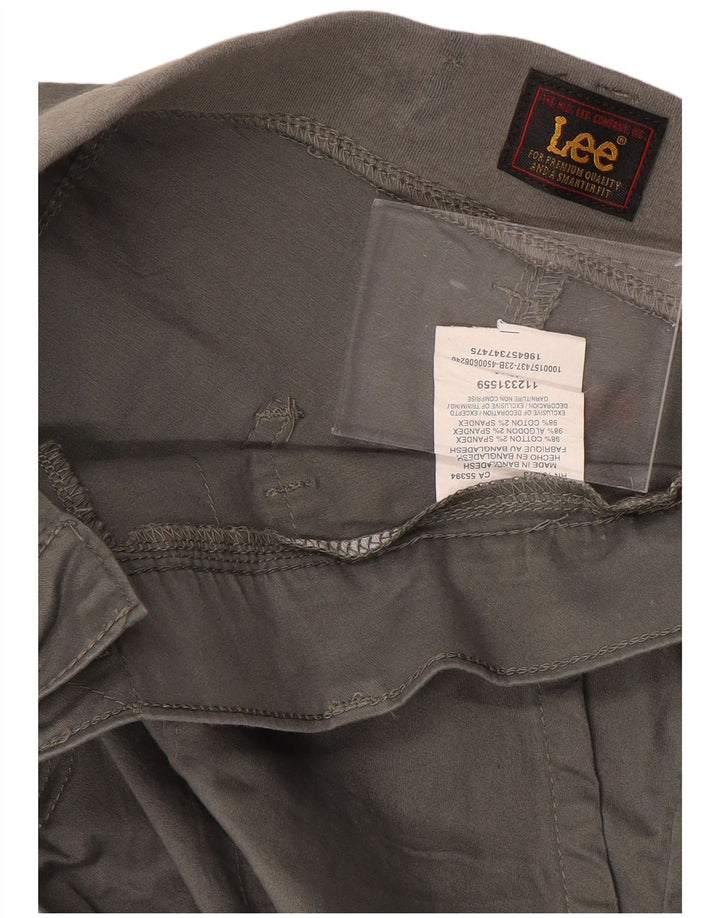 LEE Womens Chino Shorts Large W34  Khaki Cotton