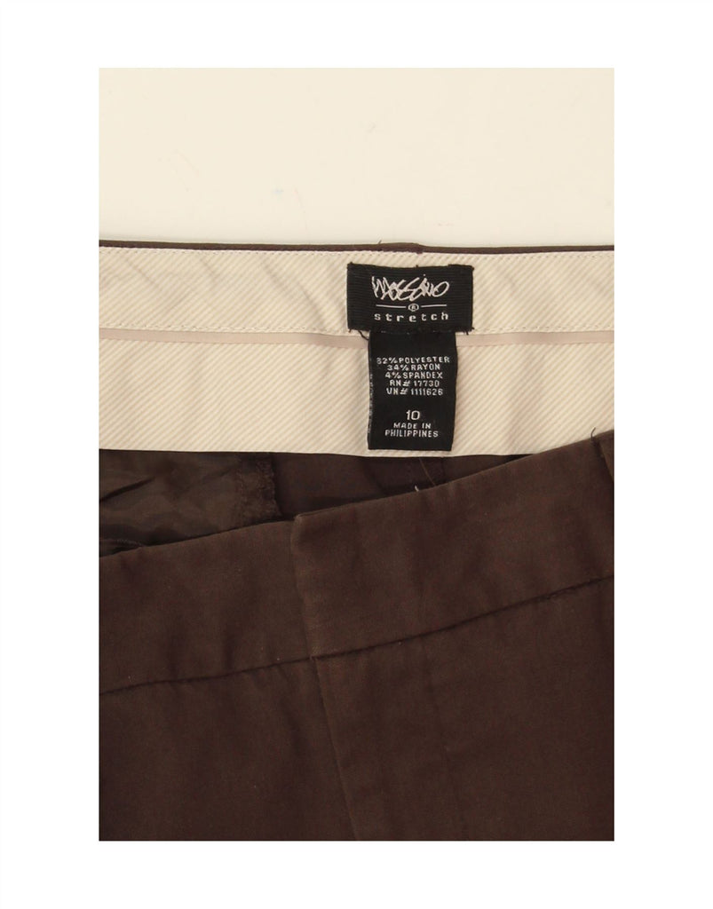 MOSSIMO Womens Straight Casual Trousers US 10 Medium W34 L32 Brown Vintage Mossimo and Second-Hand Mossimo from Messina Hembry 