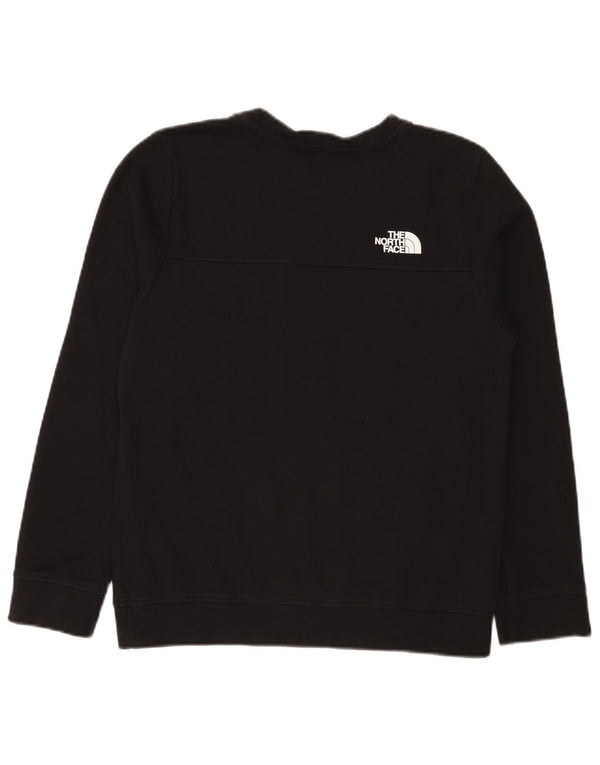 The North Face Boys Sweatshirt Jumper 14-15 Years XL Black Cotton