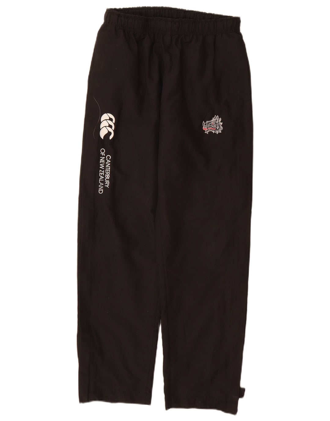 CANTERBURY Boys Graphic Windbreaker Trousers 13-14 Years  Black Polyester
