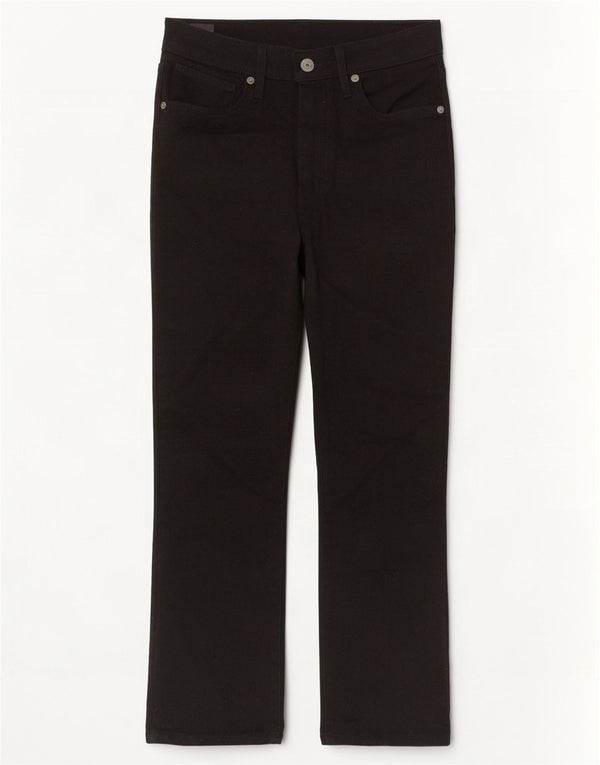 Levi's Womens Straight Casual Trousers W28 L26 Black Cotton