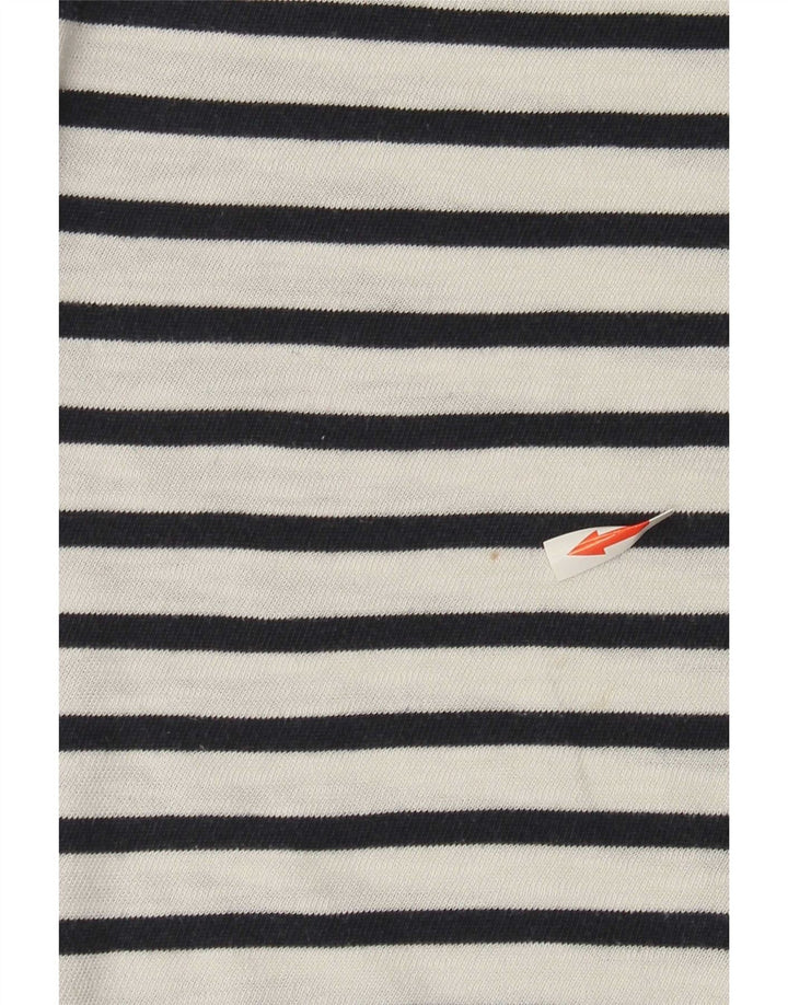 Tommy Hilfiger Mens T-Shirt Top Medium White Striped