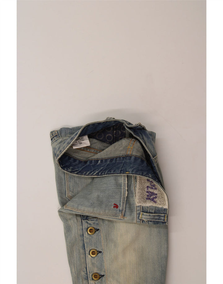 REPLAY Womens Bermuda Denim Shorts W30 Medium Blue Cotton Vintage Replay and Second-Hand Replay from Messina Hembry 