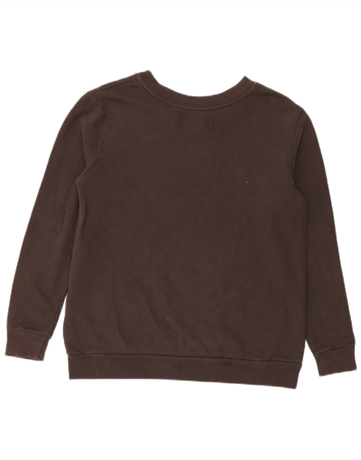Calvin Klein Jeans Mens Graphic Sweatshirt Jumper Small Brown Cotton