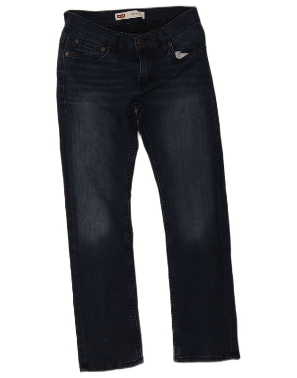 Levi's Boys 511 Slim Jeans 13-14 Years W27 L27 Blue Cotton