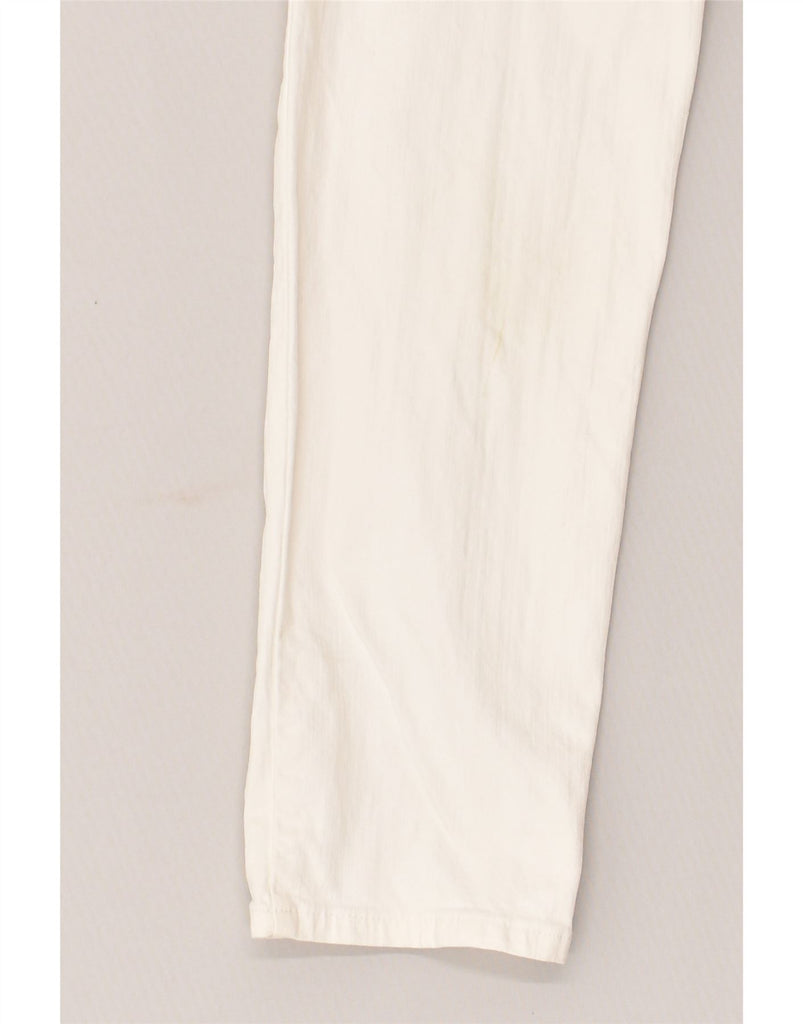 MICHAEL KORS Womens Slim Jeans US 12 Large W36 L30  White Cotton | Vintage Michael Kors | Thrift | Second-Hand Michael Kors | Used Clothing | Messina Hembry 