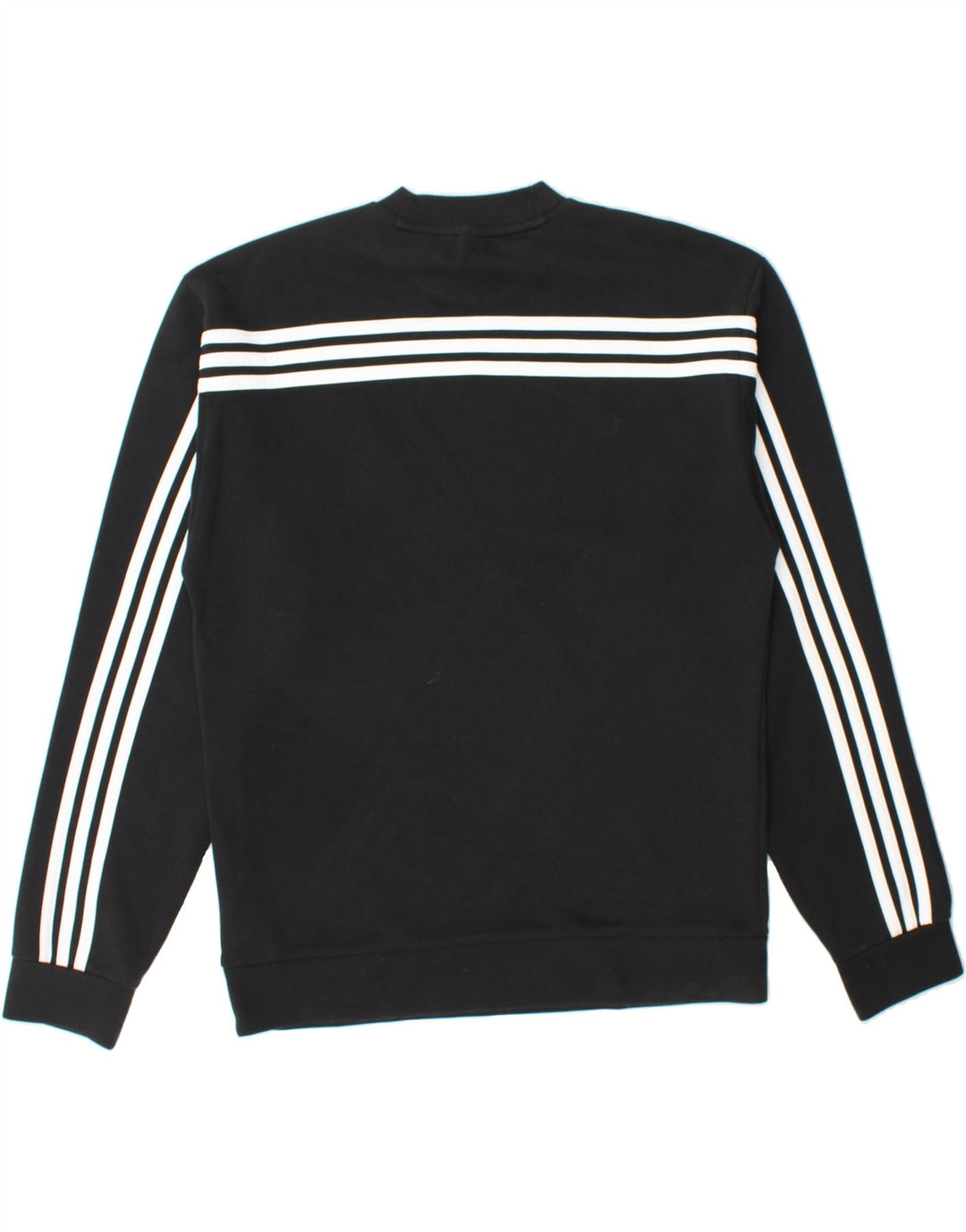 ADIDAS Mens Sweatshirt Jumper Small Black Cotton Vintage Adidas and Second-Hand Adidas from Messina Hembry 