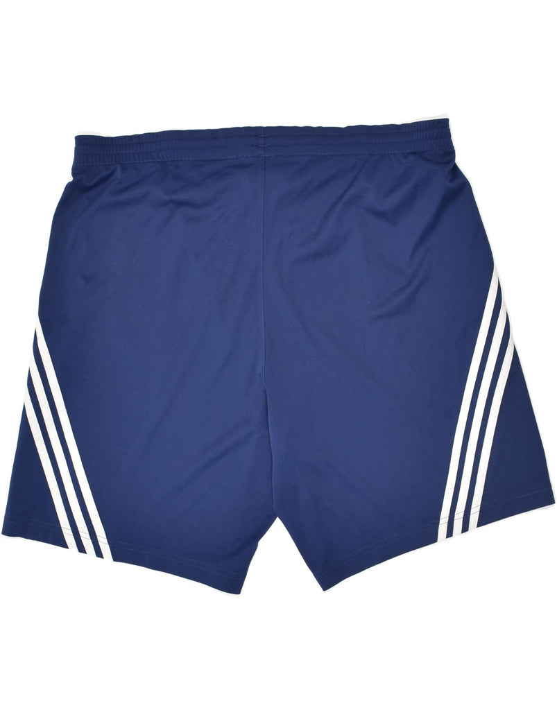 ADIDAS Mens Sport Shorts Large Navy Blue Polyester | Vintage Adidas | Thrift | Second-Hand Adidas | Used Clothing | Messina Hembry 