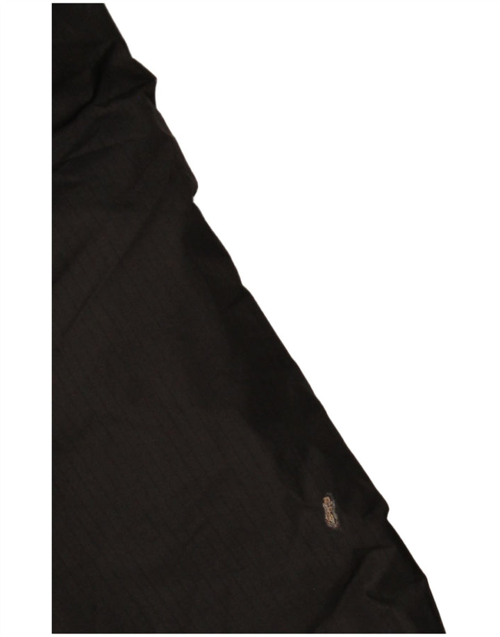 SUPERDRY Mens Hooded Windbreaker Jacket UK 42 XL Black Polyester