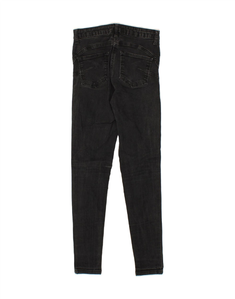 KAREN MILLEN Womens Skinny Jeans UK 10 Small W26 L28 Black Cotton Vintage Karen Millen and Second-Hand Karen Millen from Messina Hembry 