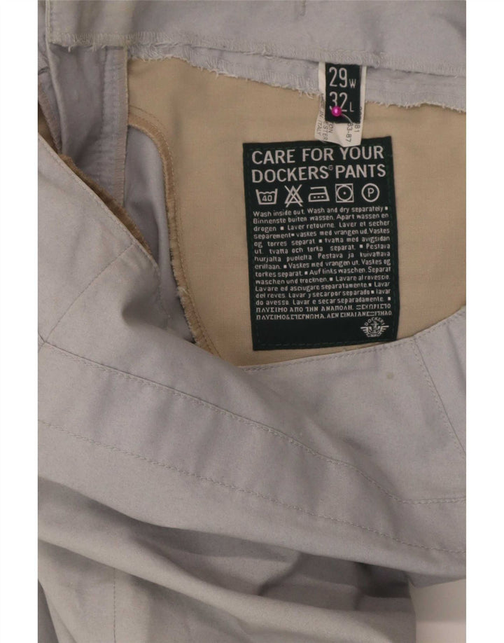 Dockers Womens Straight Casual Trousers W32 L29 Grey
