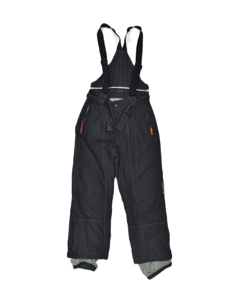 COLMAR Womens Dungarees Ski Trousers IT 46 Small Black Nylon | Vintage | Thrift | Second-Hand | Used Clothing | Messina Hembry 