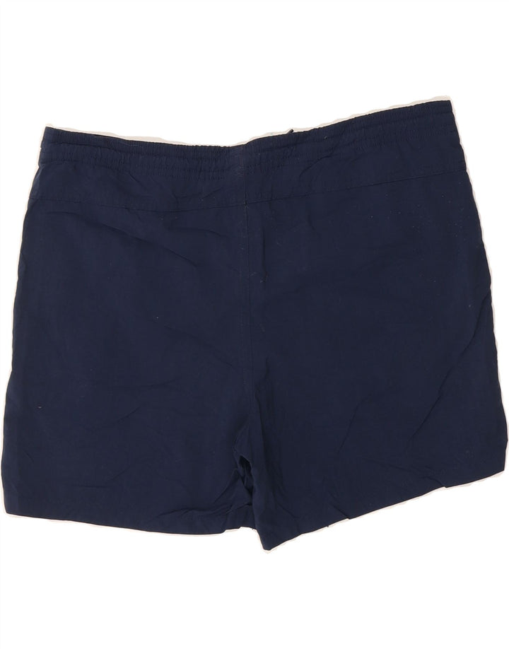 ADIDAS Womens Sport Shorts UK 8 Small  Navy Blue Polyester Vintage Adidas and Second-Hand Adidas from Messina Hembry 