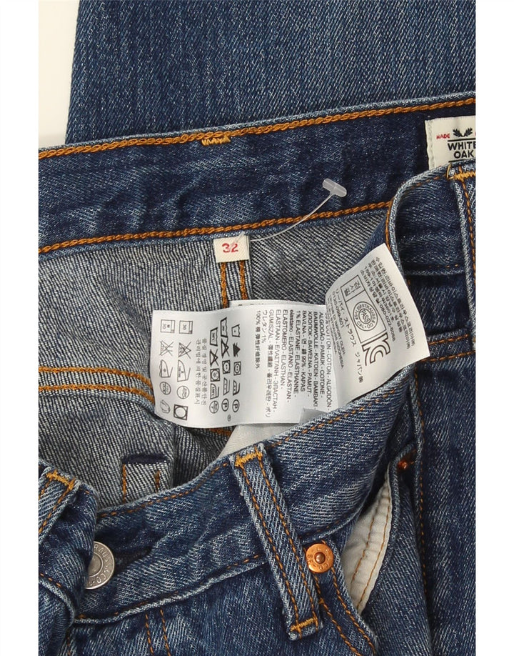 Levi's Womens Slim Jeans W32 L27 Blue Cotton