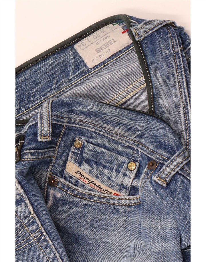 Diesel Womens BEBEL Bootcut Jeans W30 L34 Blue Cotton