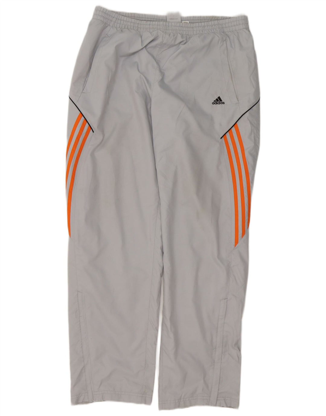 Adidas Mens Tracksuit Trousers XL Grey Colourblock Polyester