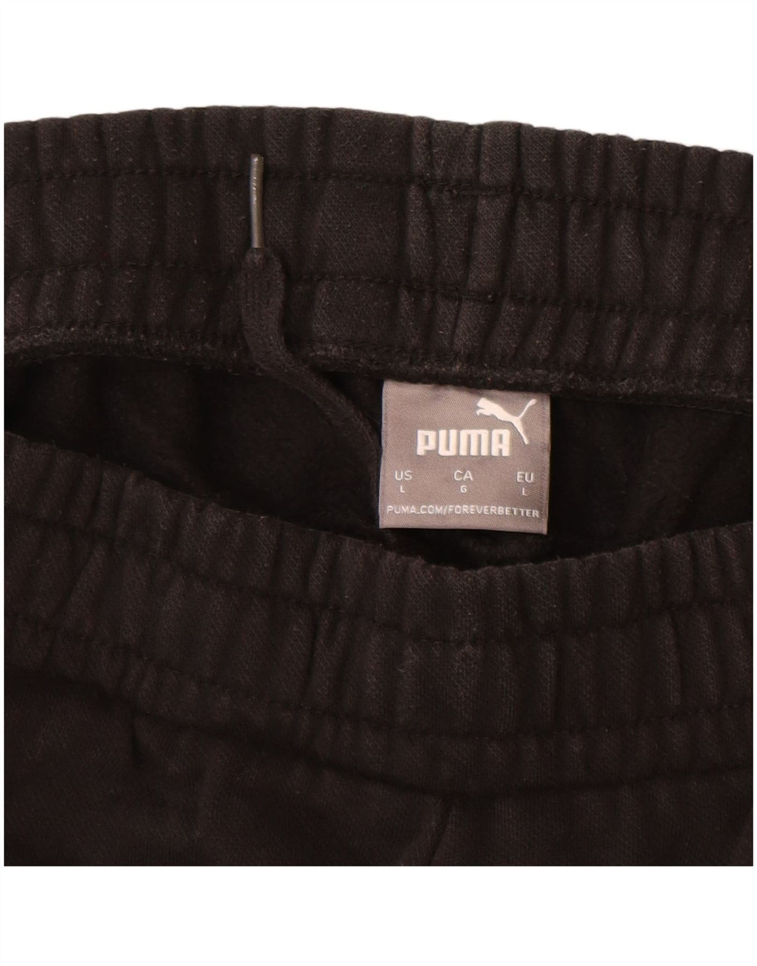 Puma Mens Tracksuit Trousers Large Black Cotton