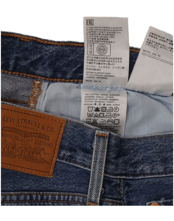 Levi's Womens Denim Skirt W32 Large Blue Cotton