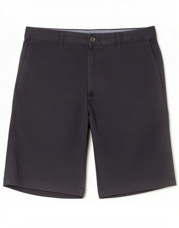 Marks & Spencer Mens Chino Shorts W32 Medium Navy Blue Cotton