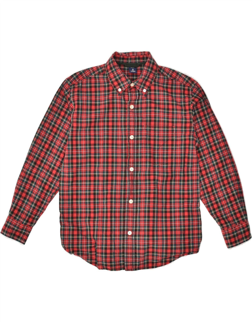 GAP Boys Shirt 7-8 Years Medium Red Check Cotton | Vintage Gap | Thrift | Second-Hand Gap | Used Clothing | Messina Hembry 