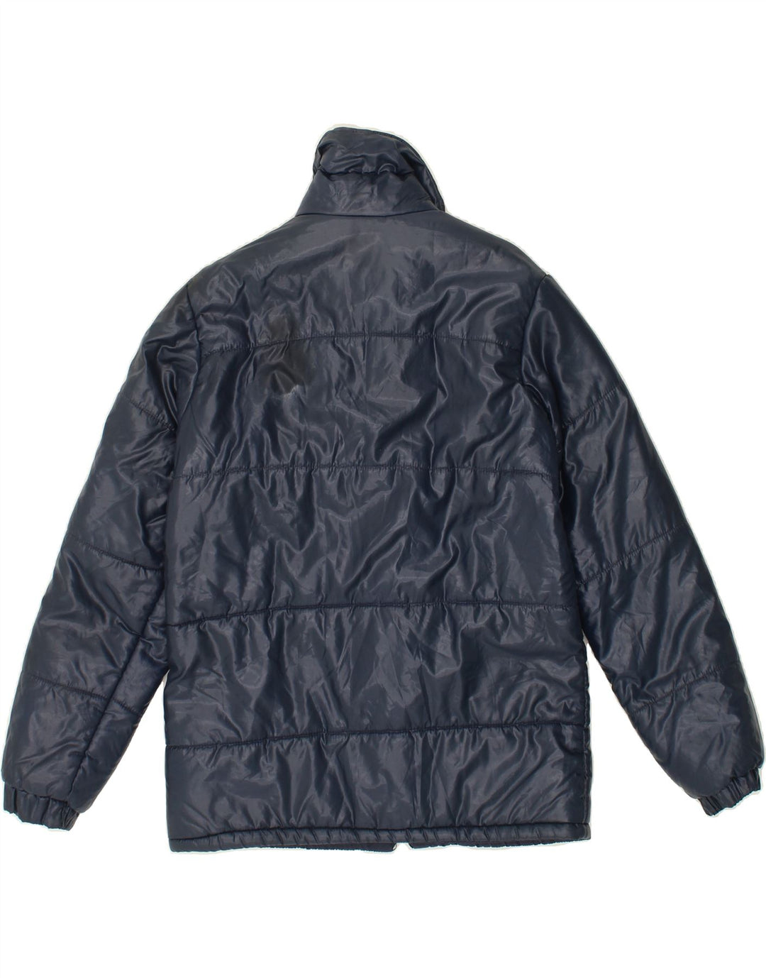 VINTAGE Boys Padded Jacket 13-14 Years Navy Blue Polyamide Vintage Vintage and Second-Hand Vintage from Messina Hembry 